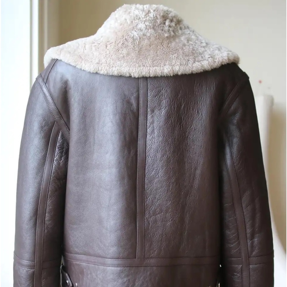 Helmut Lang Aviator Shearling Jacket - image 8